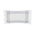 Finca, Cushion Cover, H30xW50cm, White/Blue, Fringes
